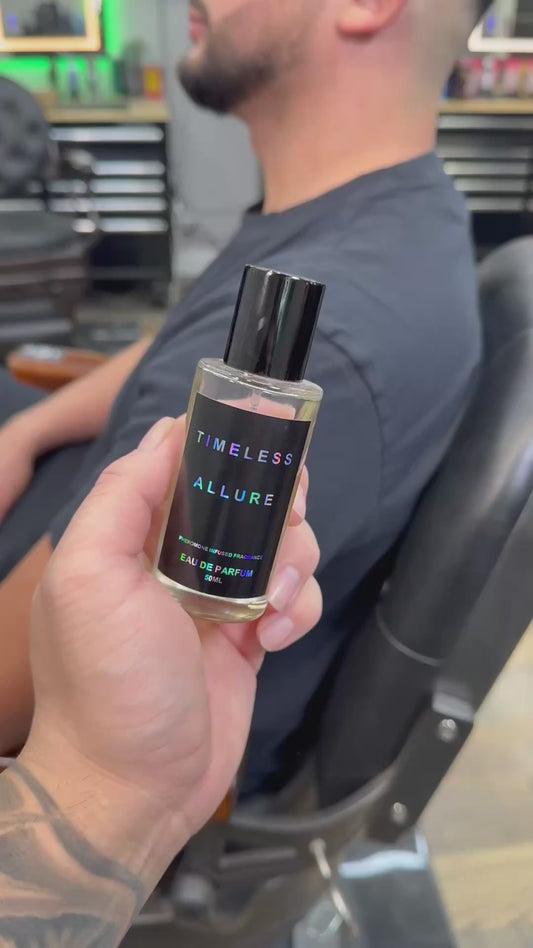 Long Lasting Pheromone Cologne for Men. Eau De Parfum- Timeless Allure. Aquatic, Sensual, Woodsy, and Fresh Fragrance.